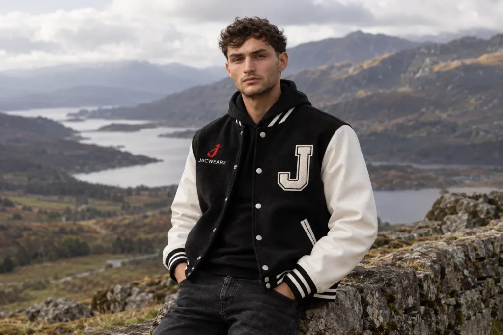 JACWEARS custom varsity jacket example